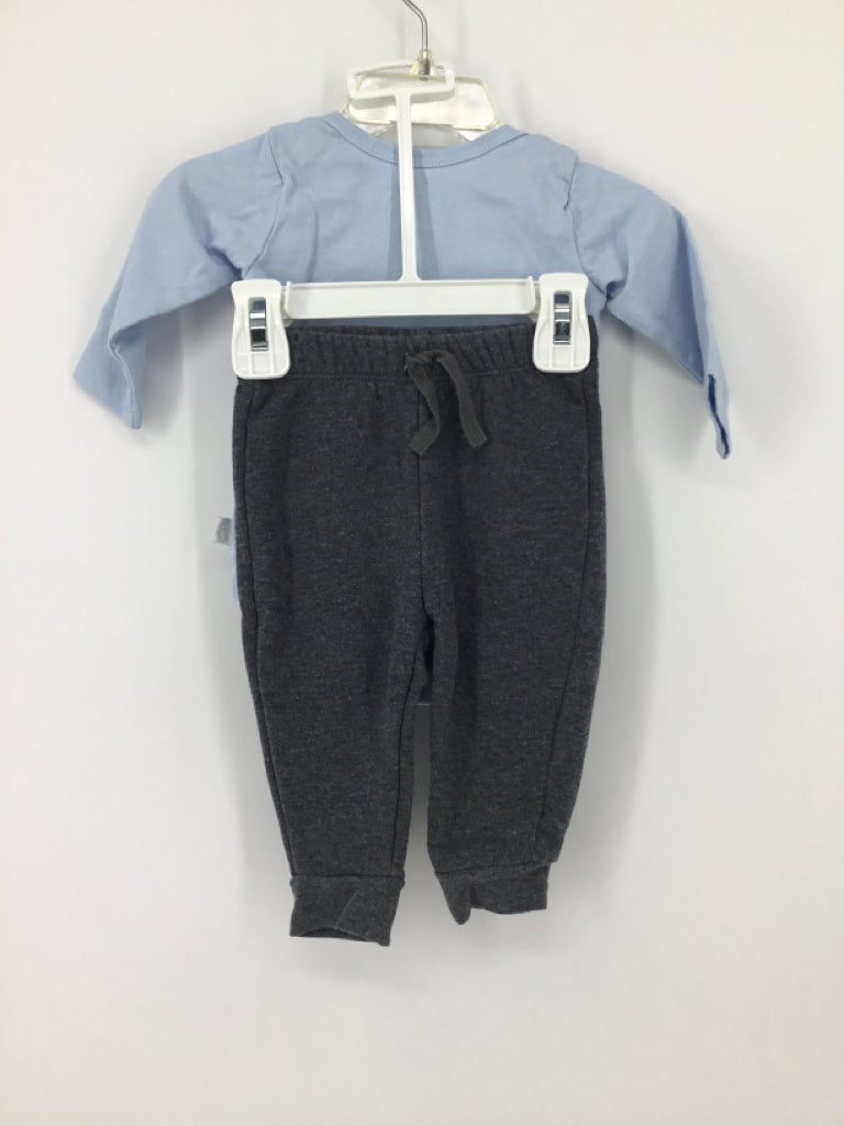 Koala Kids Child Size 3 Months Blue screen printed Outfit - boys