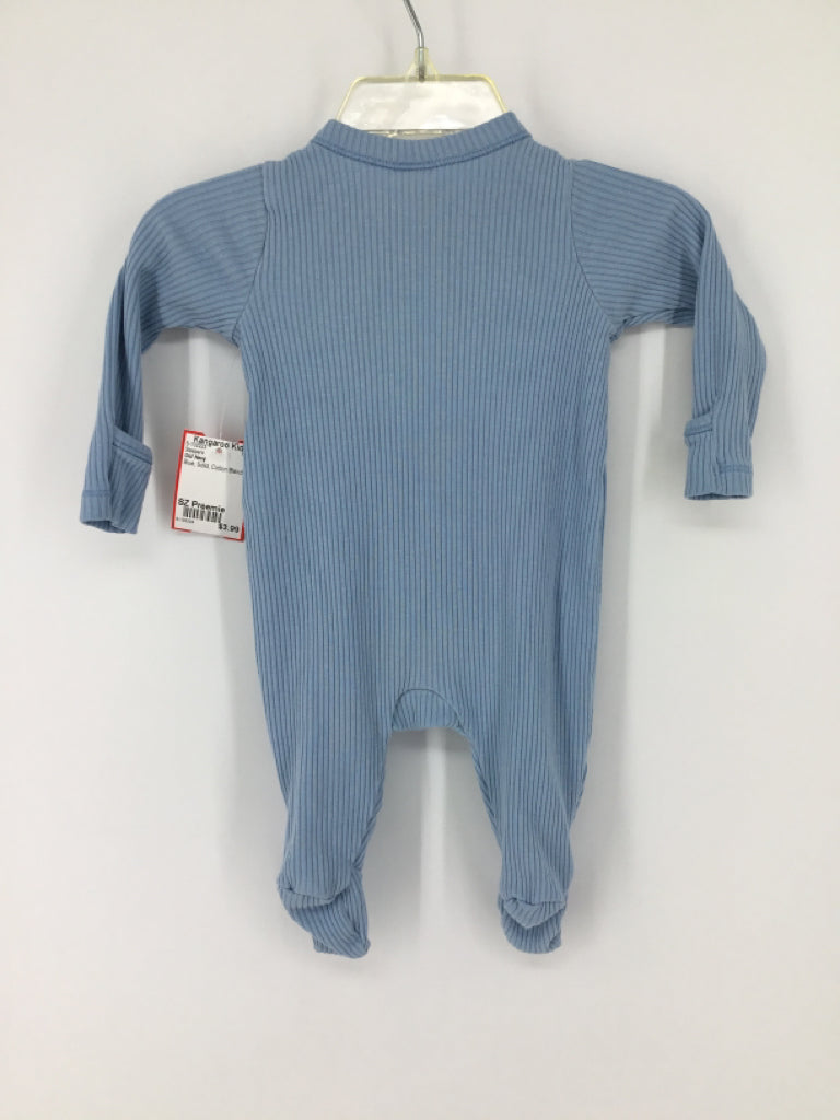 Old Navy Child Size Preemie Blue Sleepers