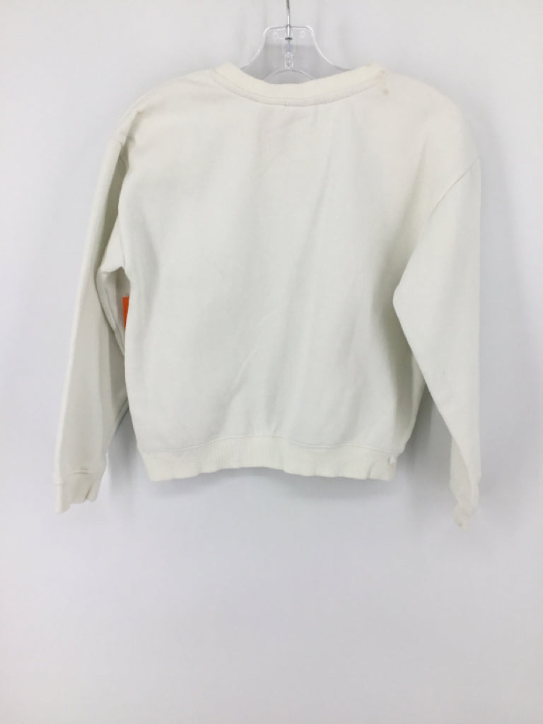 Cupcakes & Cartwheels Child Size 8 White Sweatshirt - girls