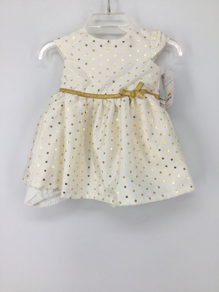 Just One You Made by Carters Child Size 3 Months Cream Dress - girls