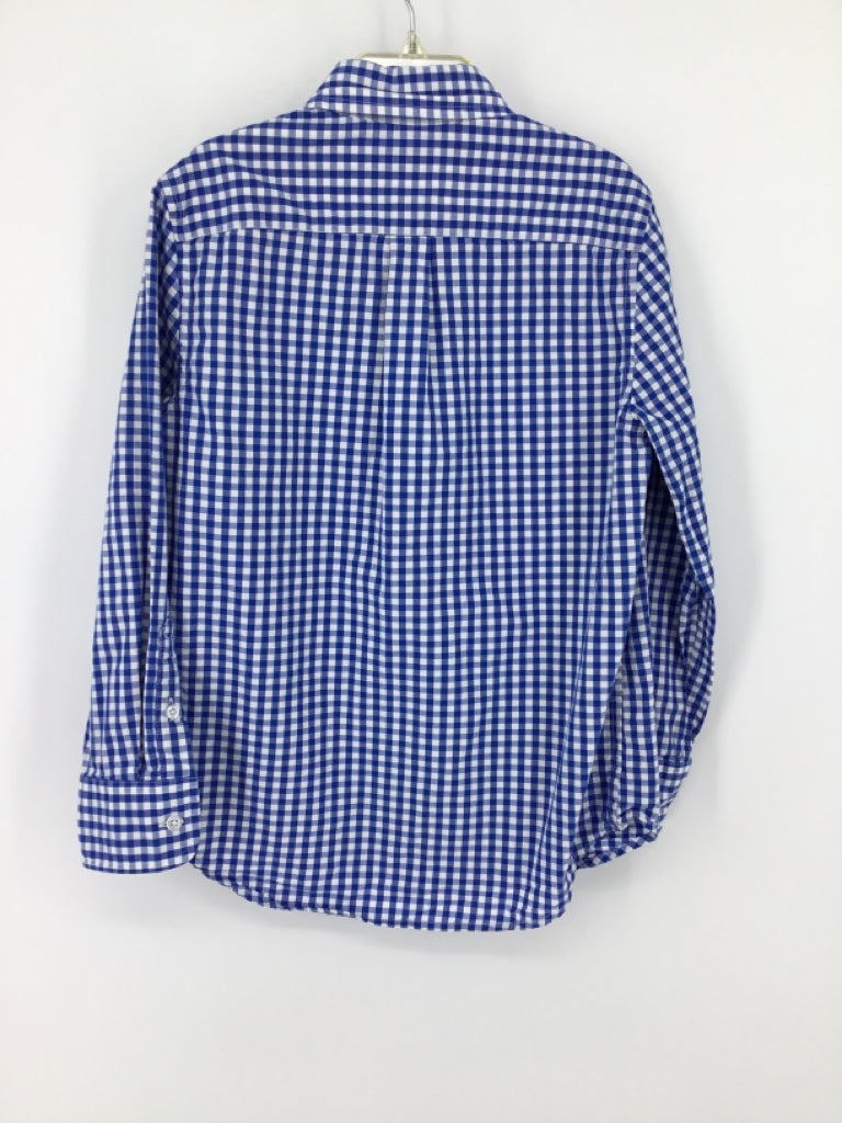 Crewcuts Child Size 6 Blue Gingham Shirt - boys