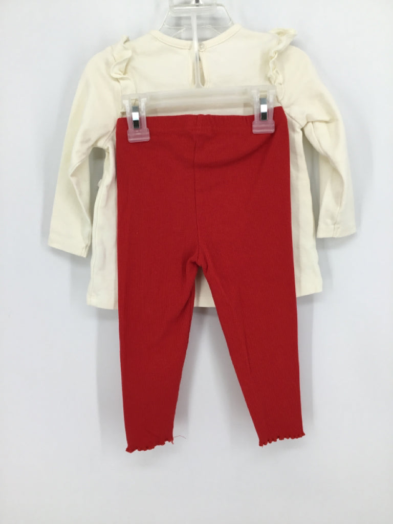 Starting Out Child Size 24 Months Cream Christmas Outfit