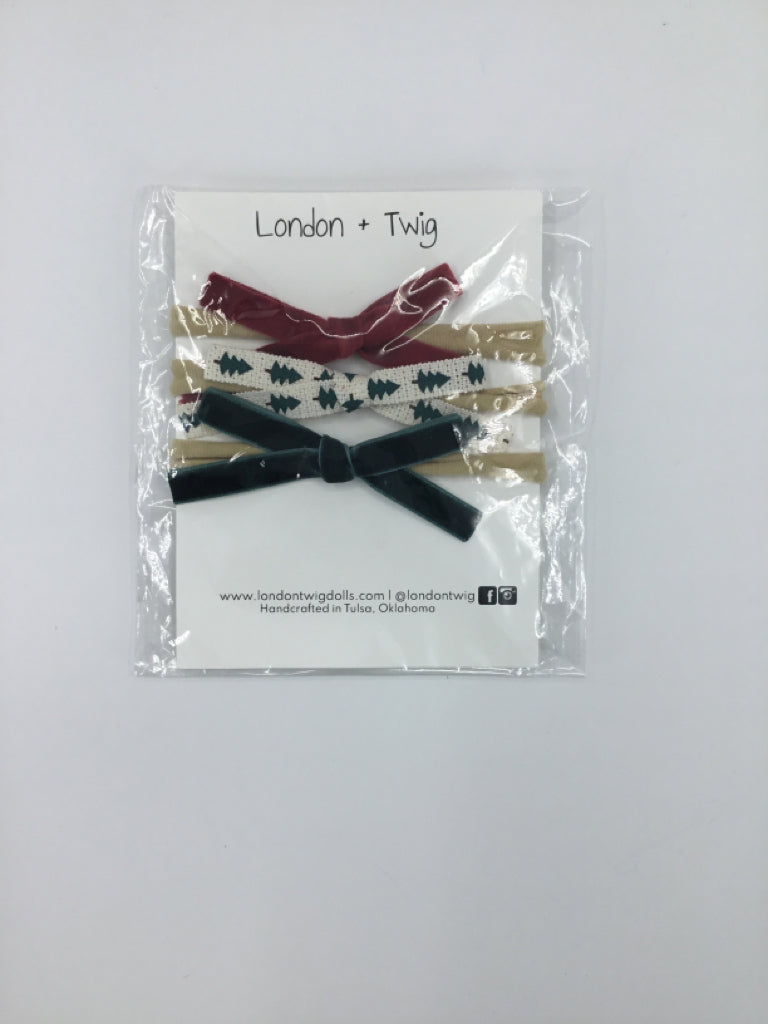 London + Twig Child Size One Size Multi-Color Hair Accessories - resale