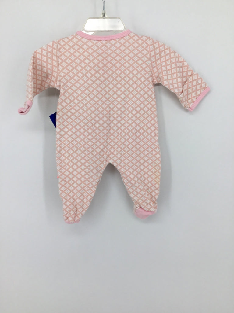 Magnetic Me Child Size Newborn Pink Sleepers