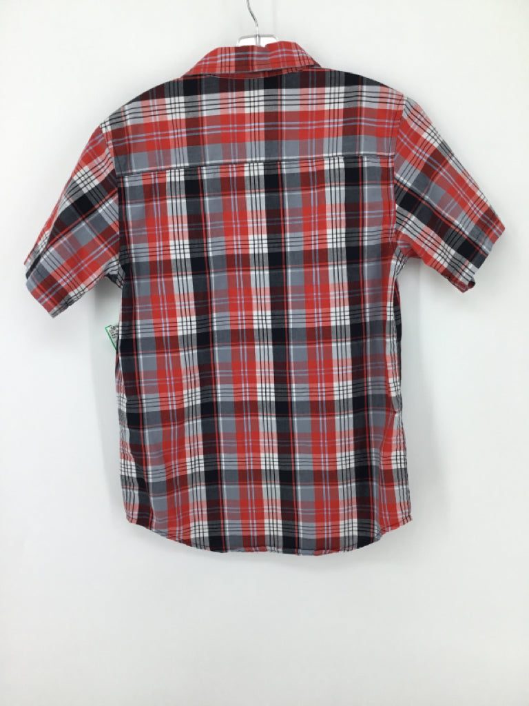 Wrangler Child Size 10 Red Plaid Shirt - boys