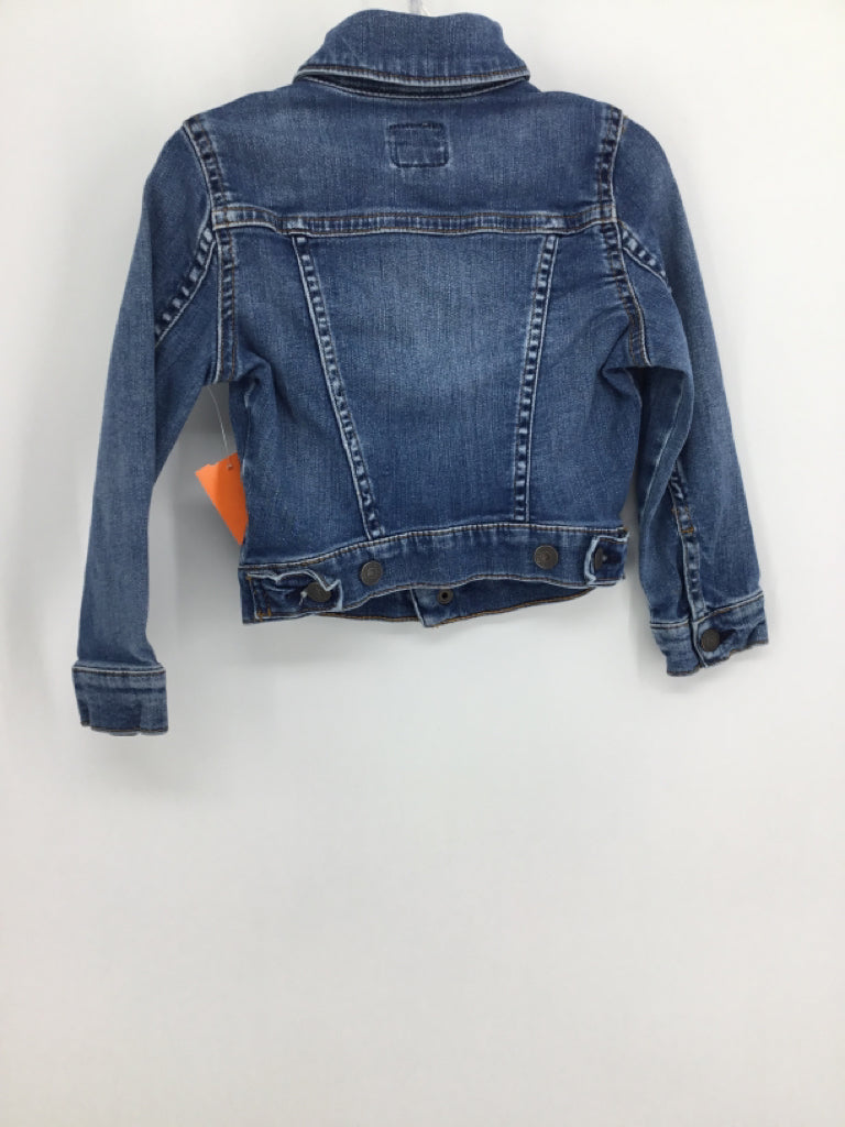 Ralph Lauren Child Size 3 Blue Solid Jacket - boys