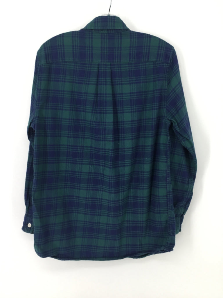 vineyard vines Child Size 12 Blue Plaid Shirt - boys