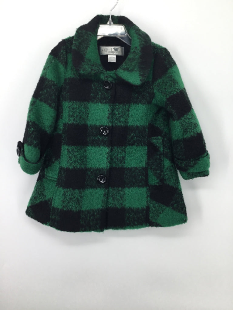 Widgeon Child Size 3 Green Outerwear - girls