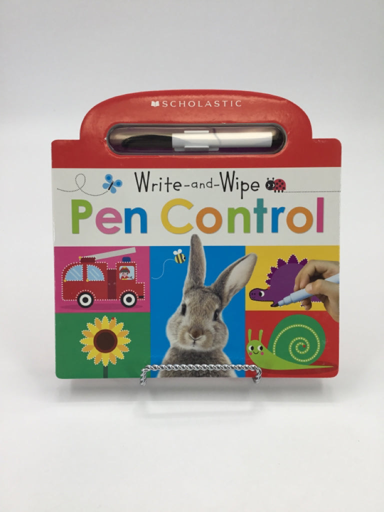 Scholastic Write-and-Wipe Pen Control Board Book