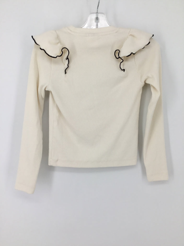 Zara Child Size 8 Cream Shirt - girls