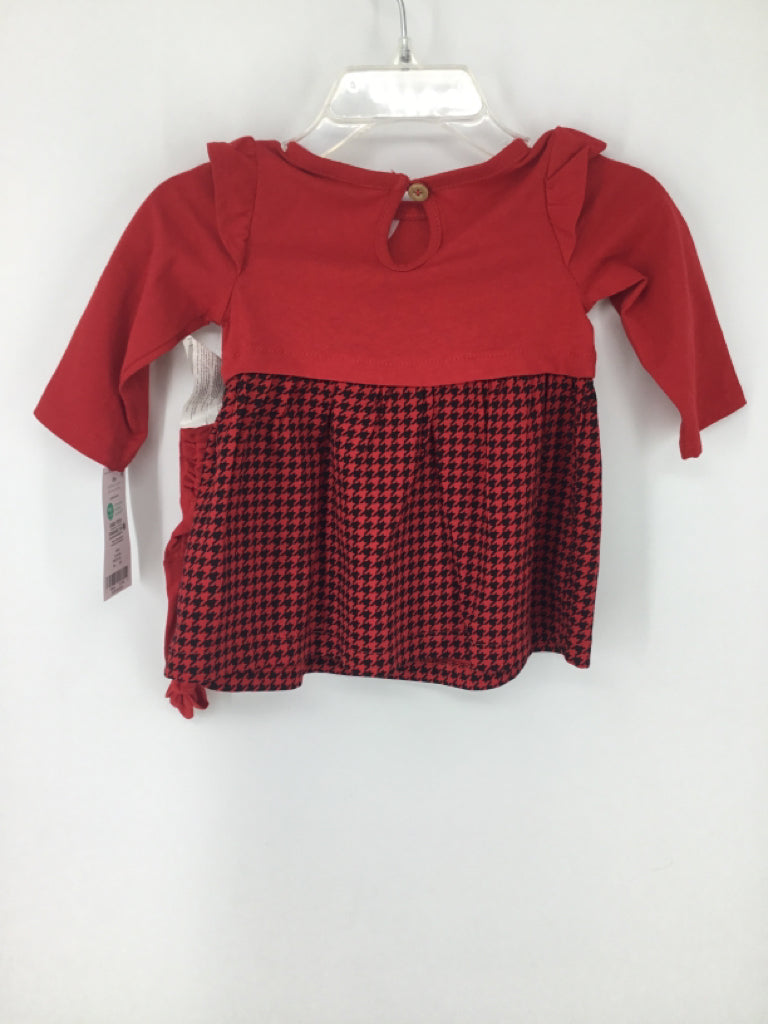 Carter's Child Size 3 Months Red Christmas Dress