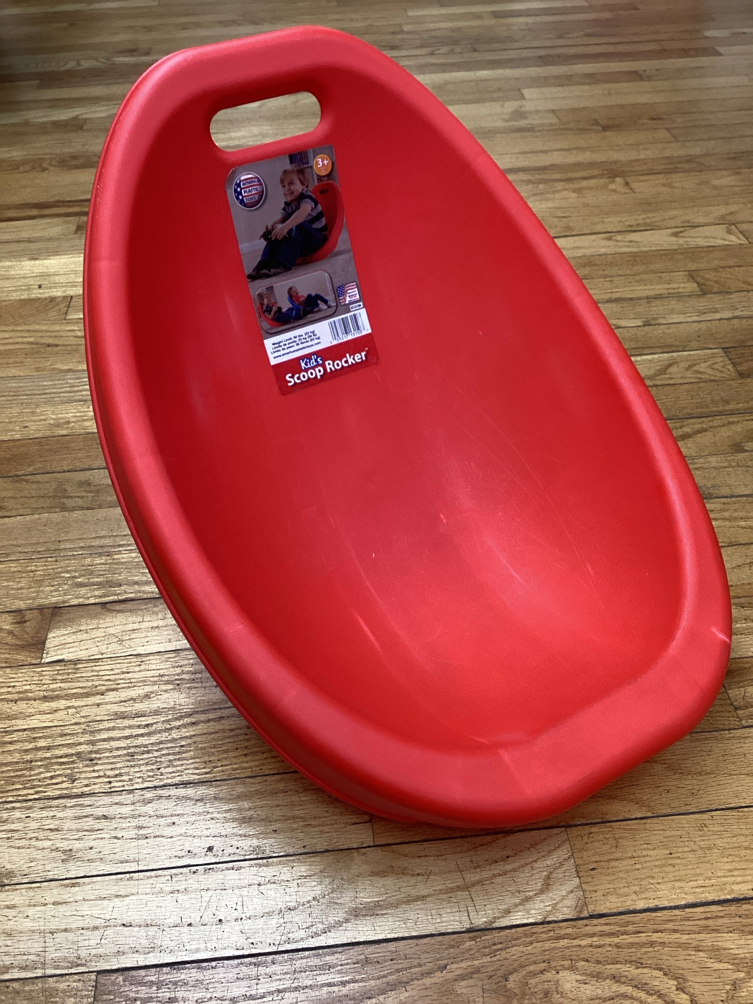 American Plastic Toys Red Kid's Scoop Rocker