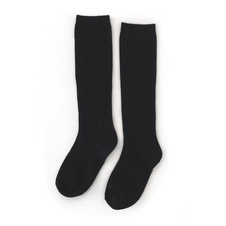 The Little Stocking Co - Knee High Socks - Black