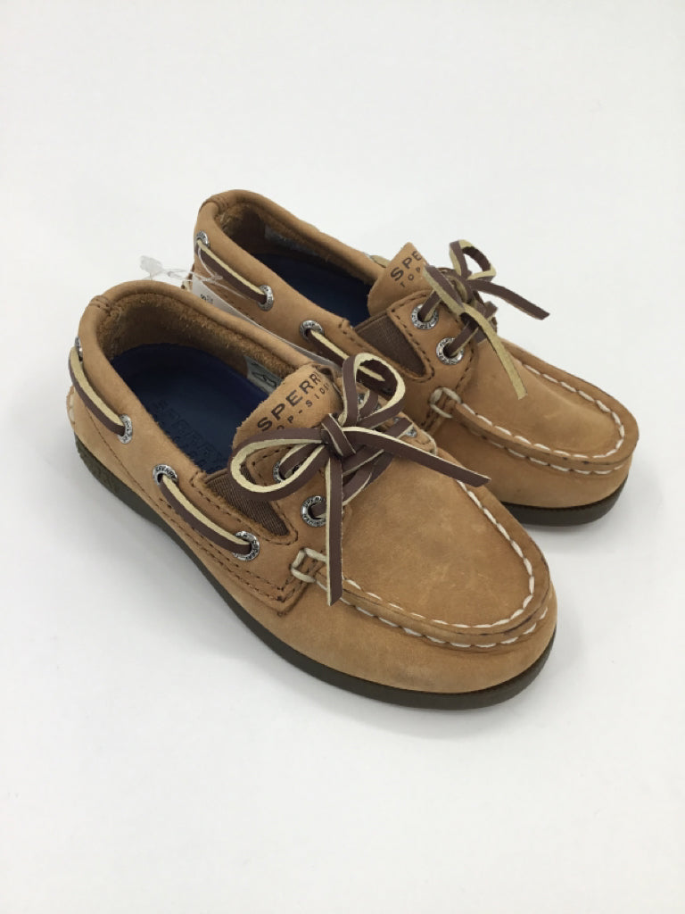 Sperry Child Size 7 Toddler Tan Dress Shoes