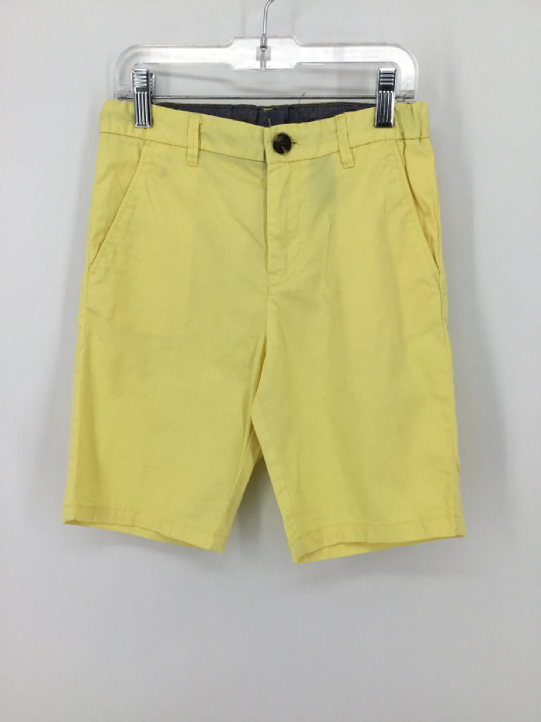 H & M Child Size 8 Yellow Solid Shorts - boys