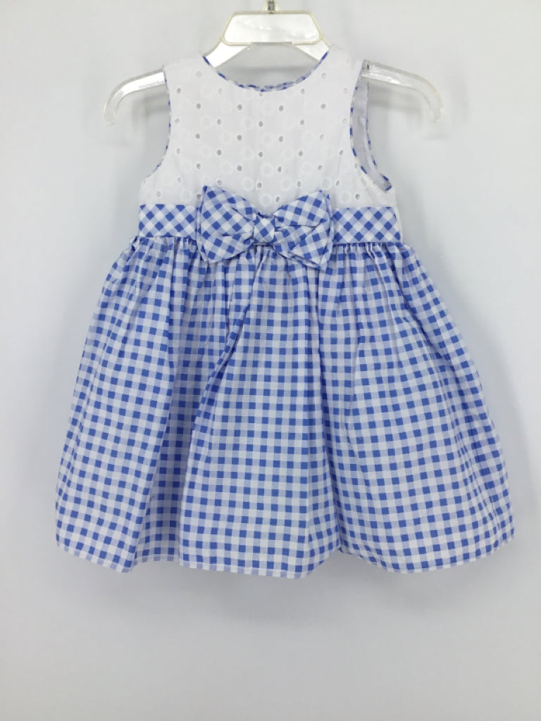 Pippa & Julie Child Size 12 Months Blue Dress - girls