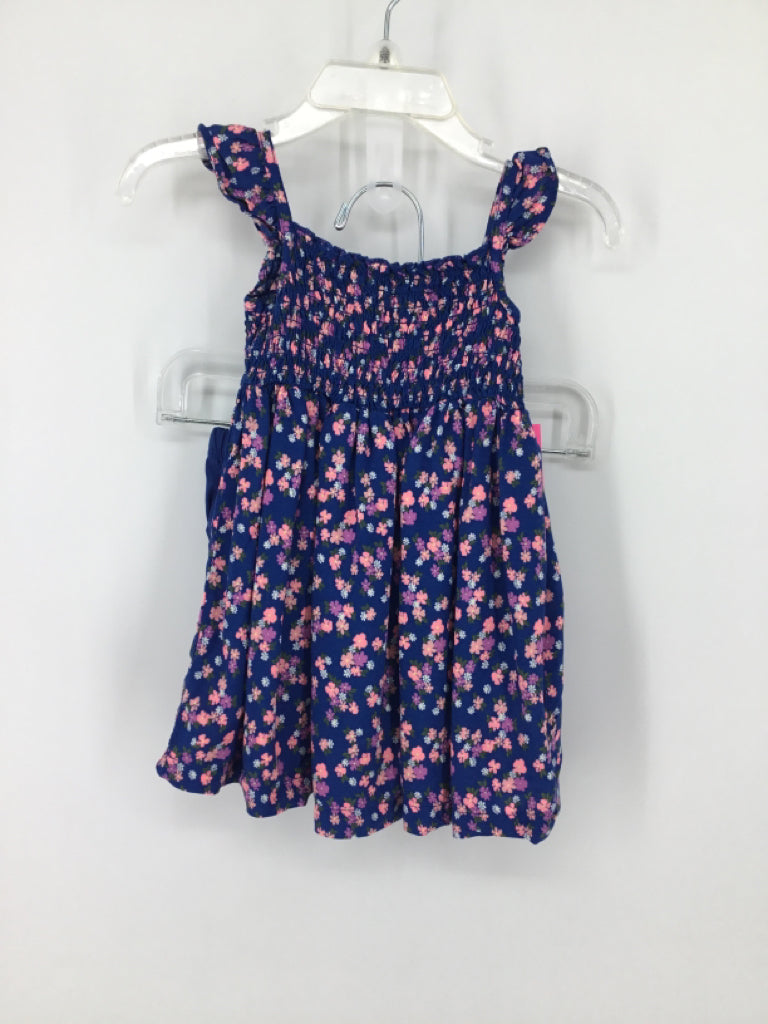 Carter's Child Size 9 Months Blue Dress - girls