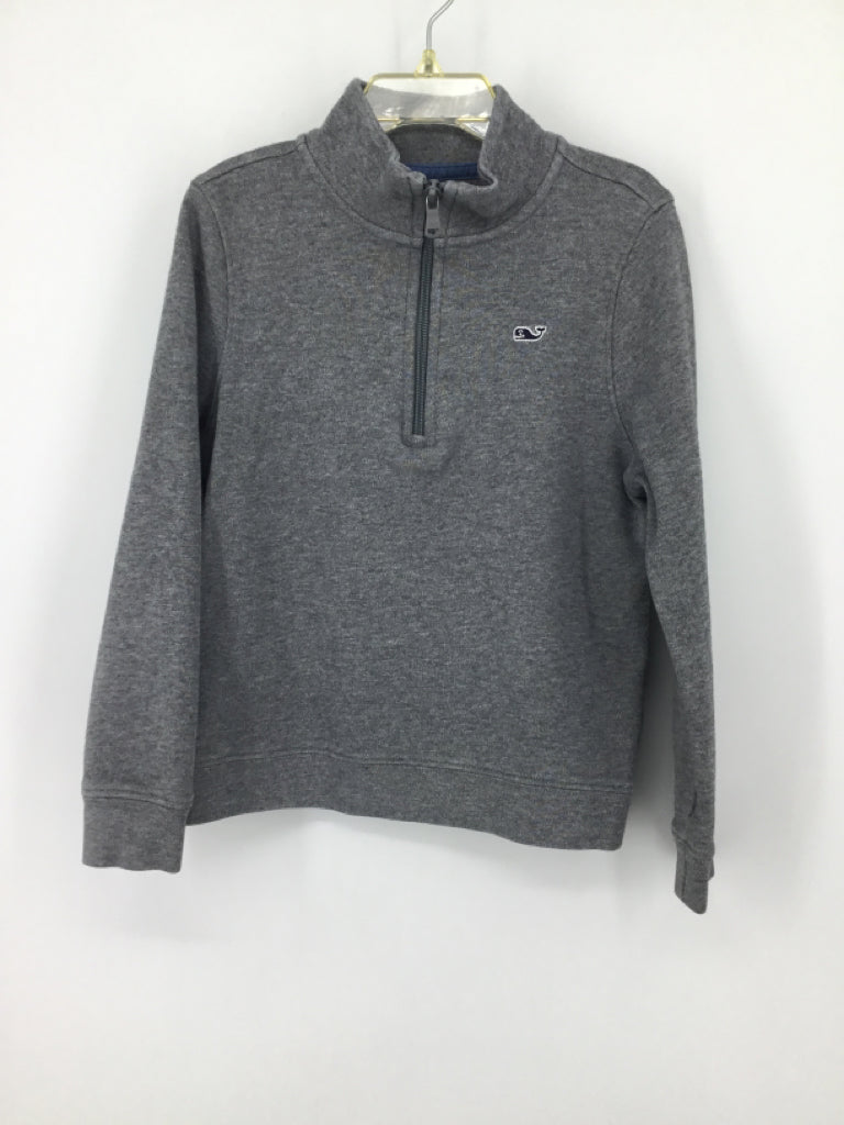 vineyard vines Child Size 6 Gray Solid Shirt - boys