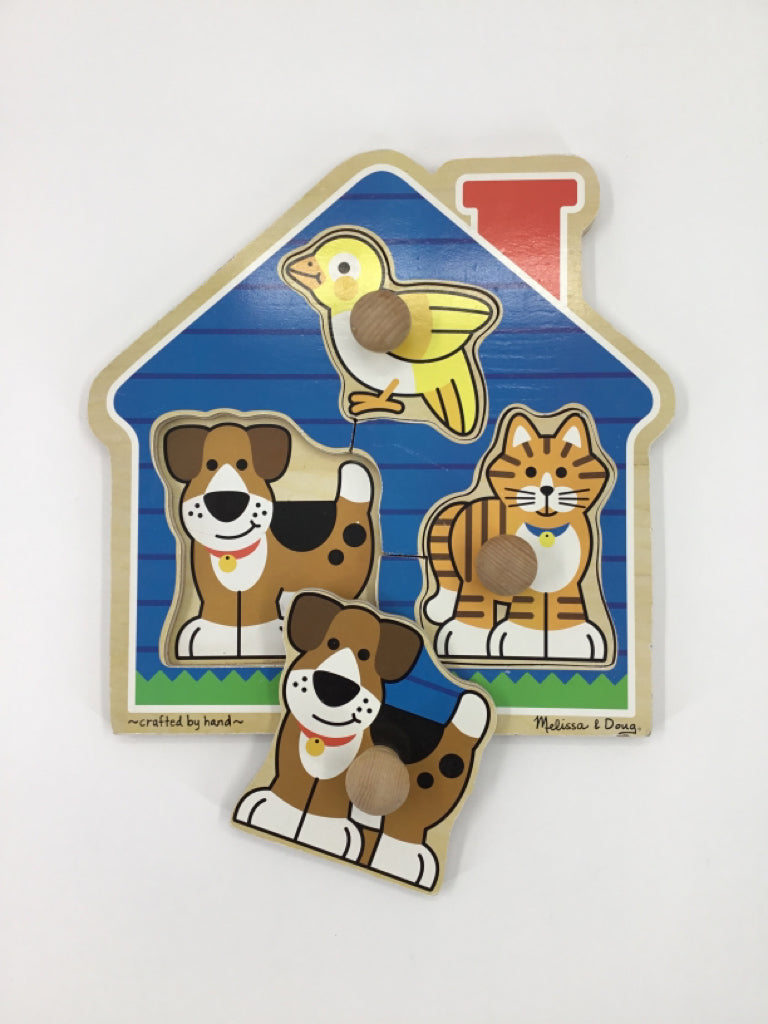 Melissa & Doug House Pets Jumbo Knob Puzzle
