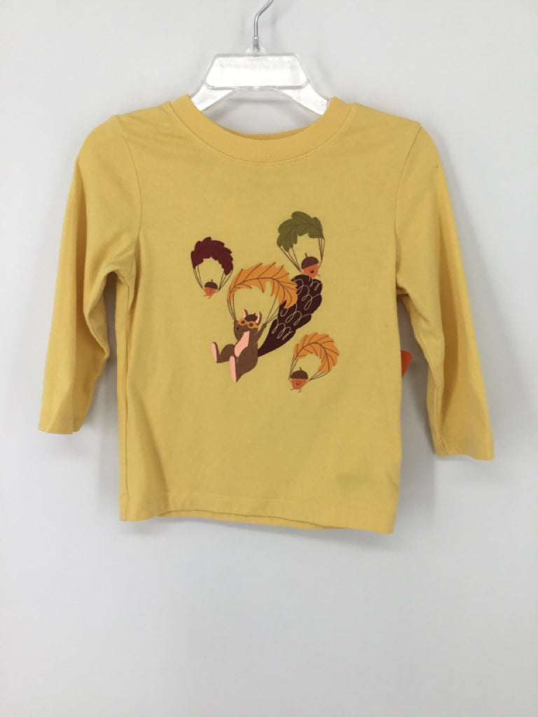 Cat & Jack Child Size 18 Months Yellow T-shirt - girls