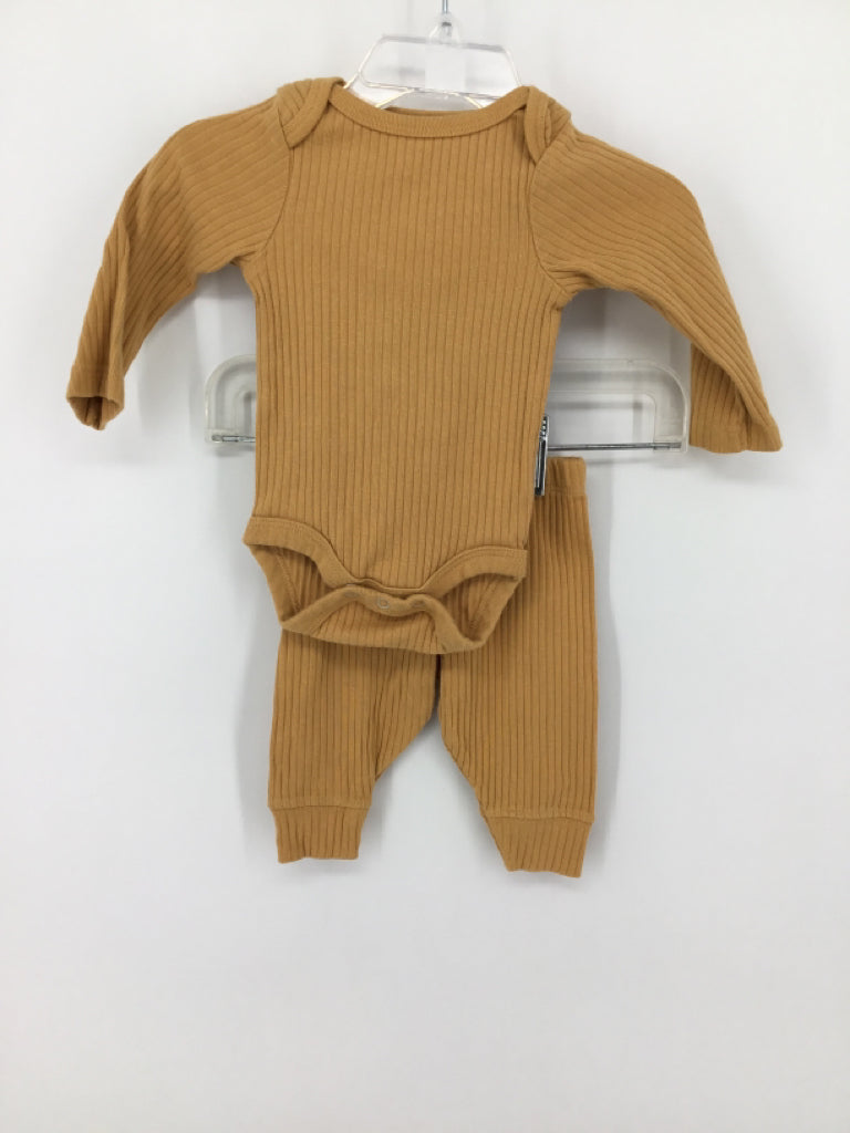 cloud island Child Size Newborn Tan Solid Outfit - boys