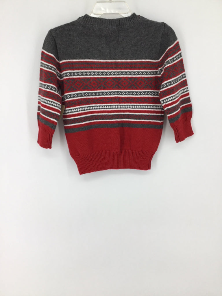Gymboree Child Size 12-18 Months Red Print Sweater - boys