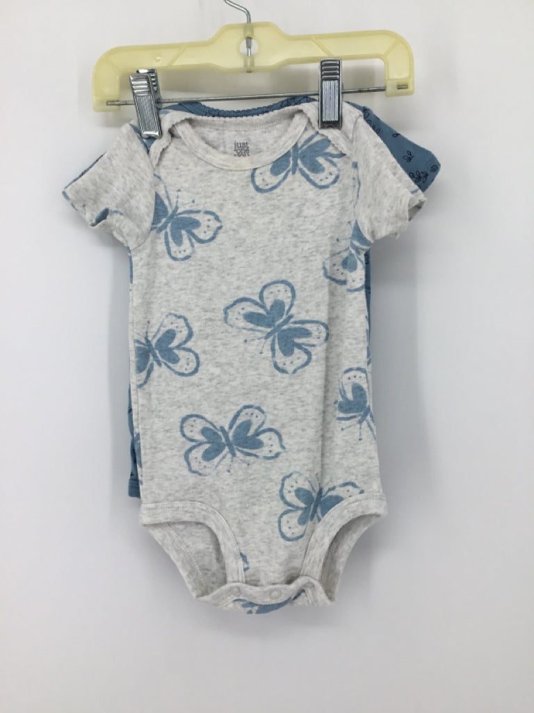 Just One You Made by Carters Child Size 12 Months Blue Onesie