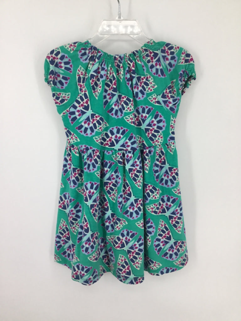Tea Child Size 4 Green Dress - girls