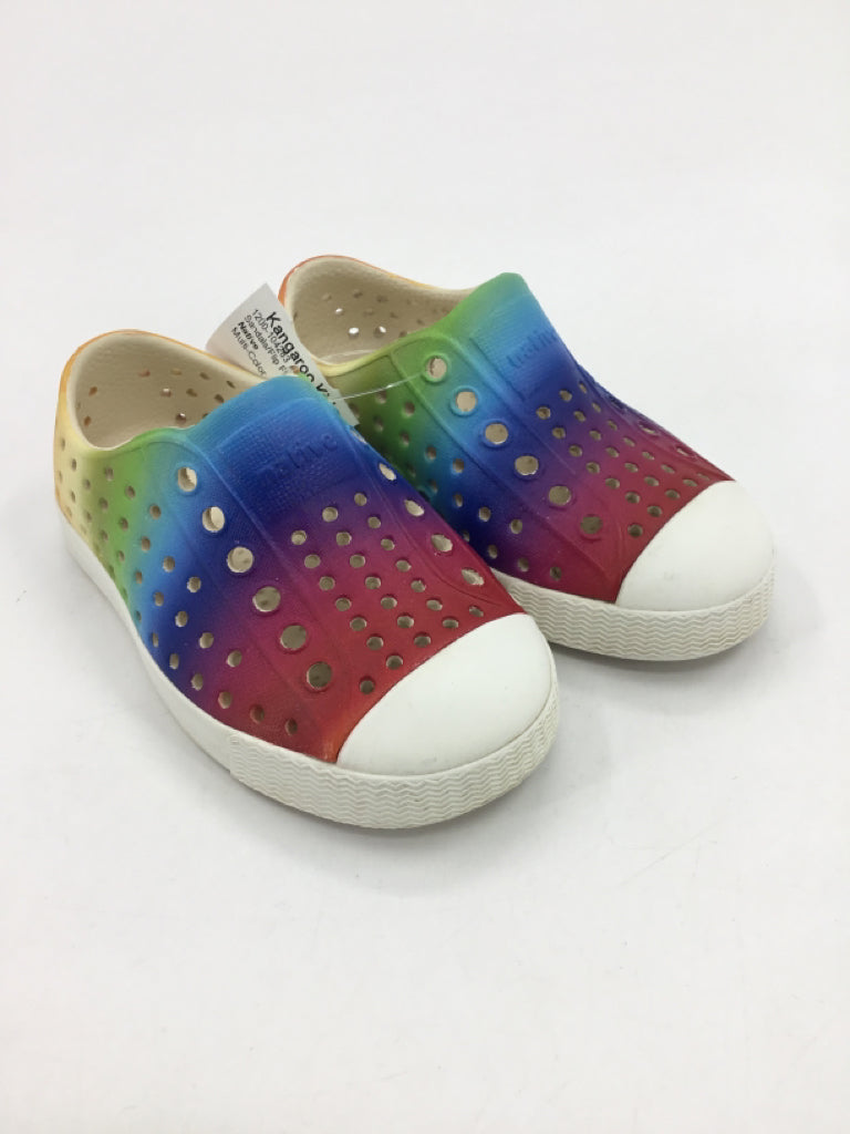 Native Child Size 6 Toddler Multi-Color Sandals/Flip Flops