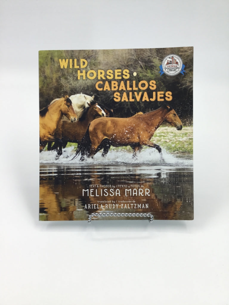Wild Horses/Caballos Salvajes Paperback Book