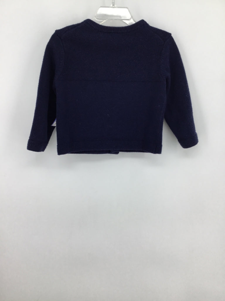 Janie and Jack Child Size 18-24 Months Navy Sweater - girls