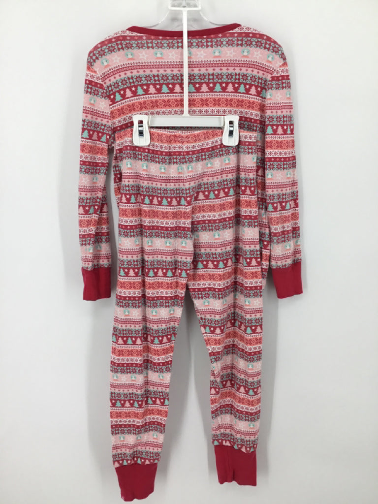 American Girl Child Size 12 Pink Christmas Pajamas