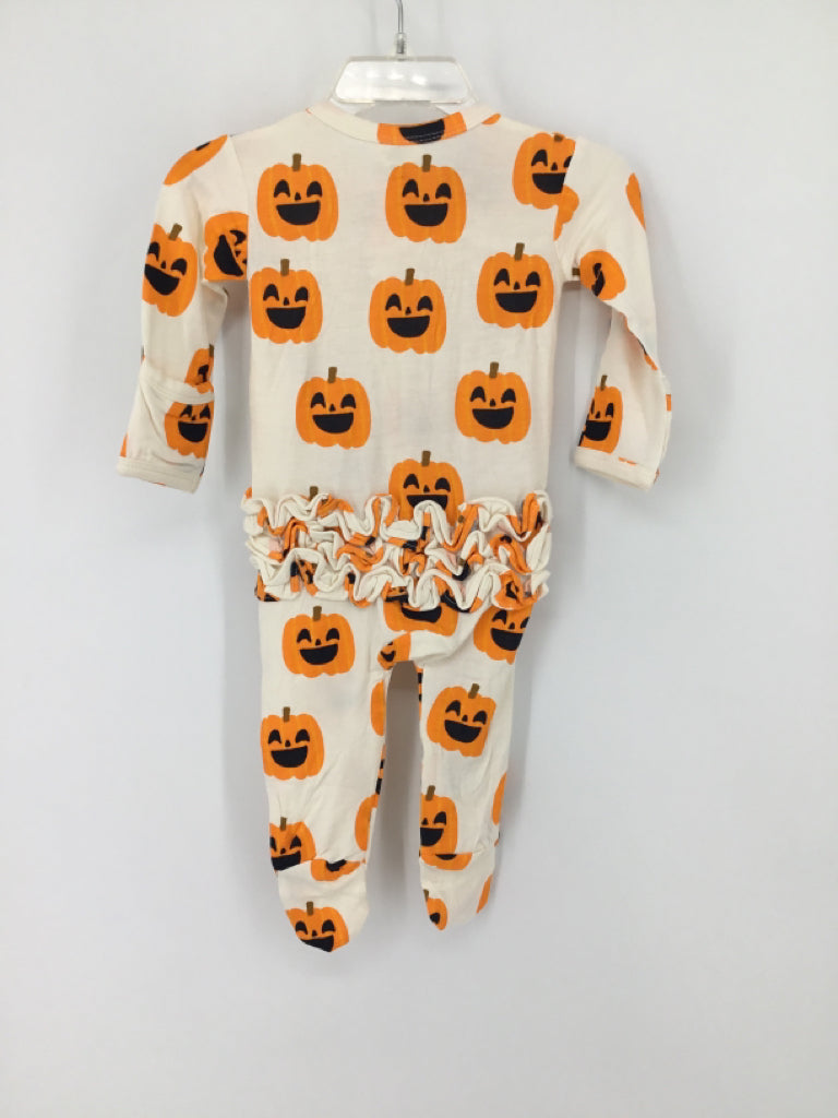 Spearmint Love Child Size 3-6 Months Orange Halloween Sleeper
