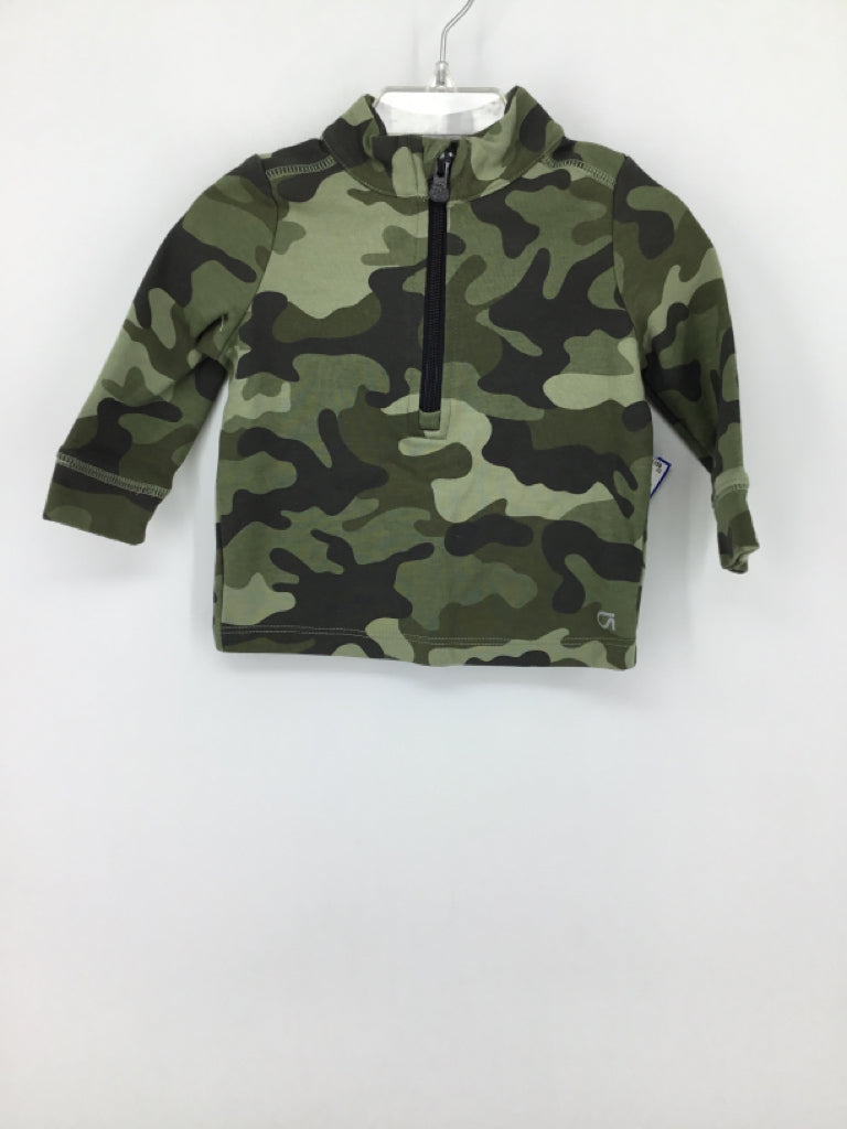 Baby Gap Child Size 6-12 Months Green Camoflage Shirt - boys