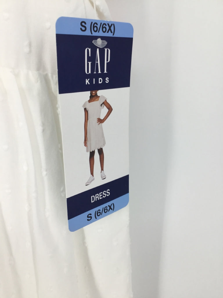 Gap Kids Child Size 6 White Dress - girls