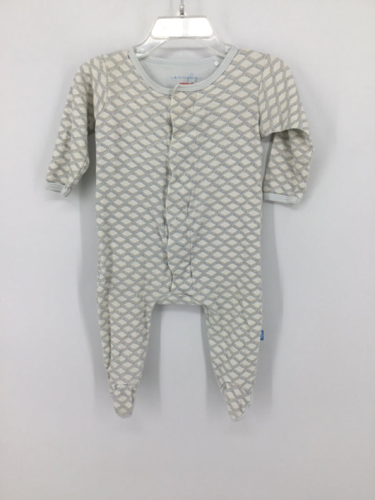 Magnetic Me Child Size 3-6 Months Blue Sleepers