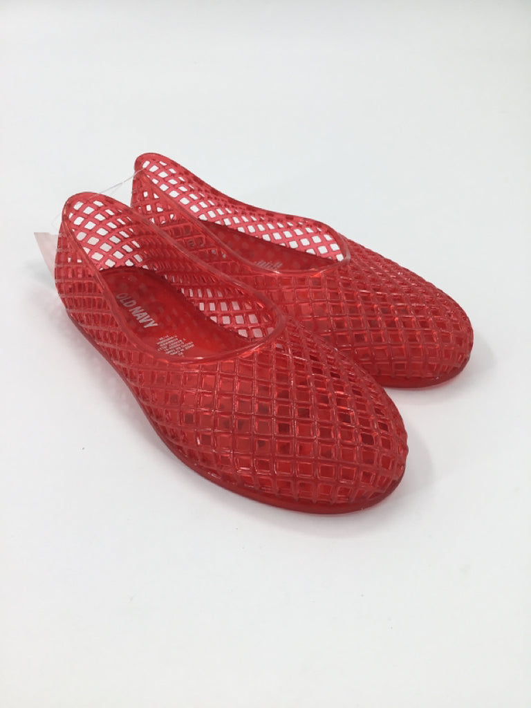 Old Navy Child Size 1 Youth Red Sandals/Flip Flops