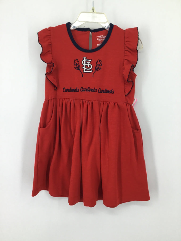 Genuine Merchandise Child Size 4 Red Dress - girls