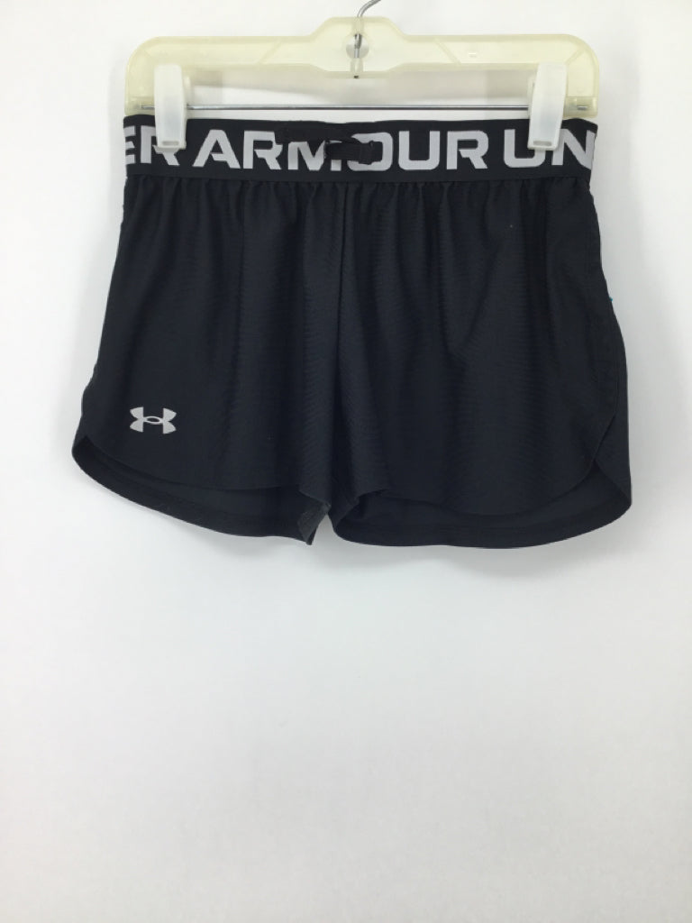 Under Armour Child Size 10 Black Shorts - girls