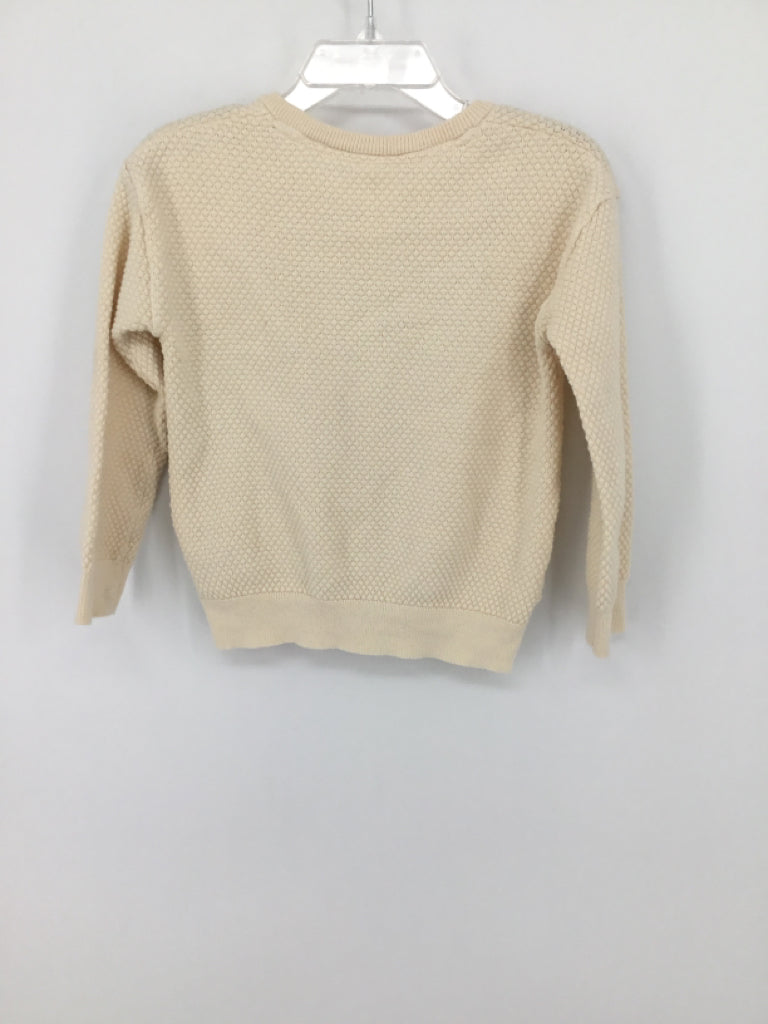 H & M Child Size 3 Cream Sweater - girls