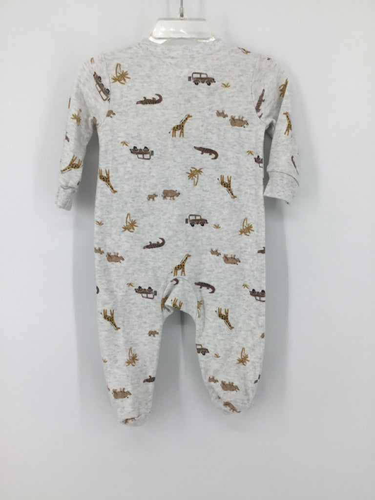 Just One You Made by Carters Child Size 6 Months Gray Sleepers