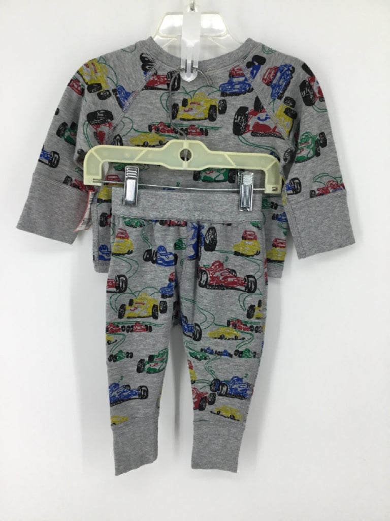 Hanna Andersson Child Size 3-6 Months Gray Print Pajamas - boys