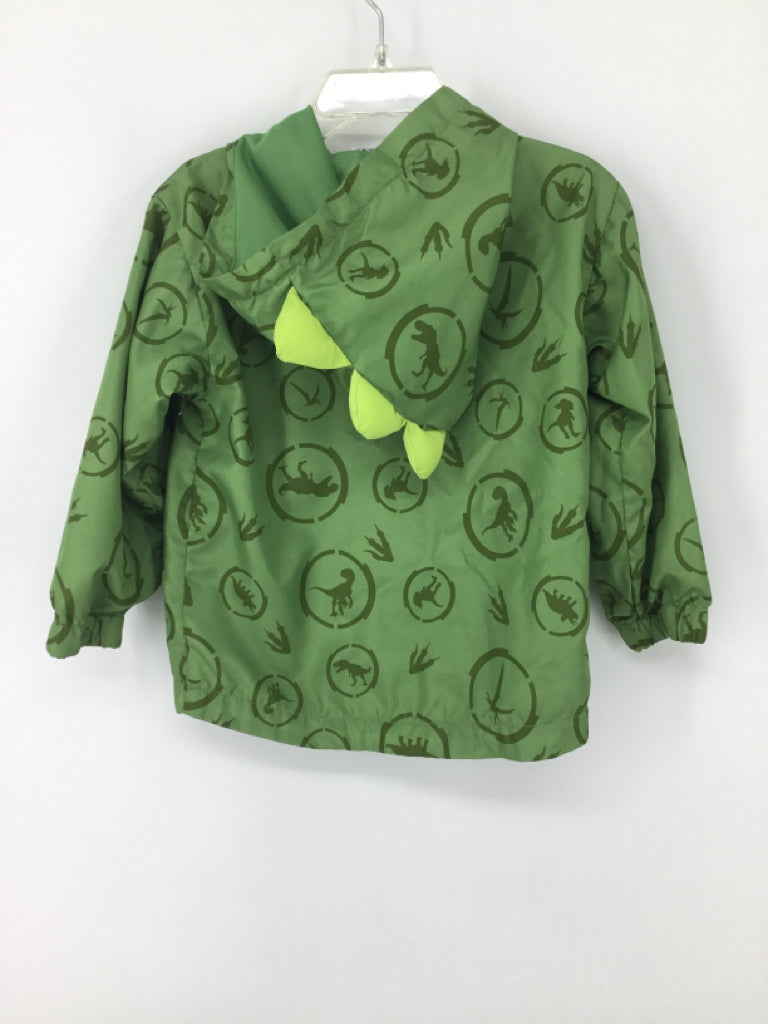 Jurassic World Child Size 2 Green Dinosaur Jacket - boys