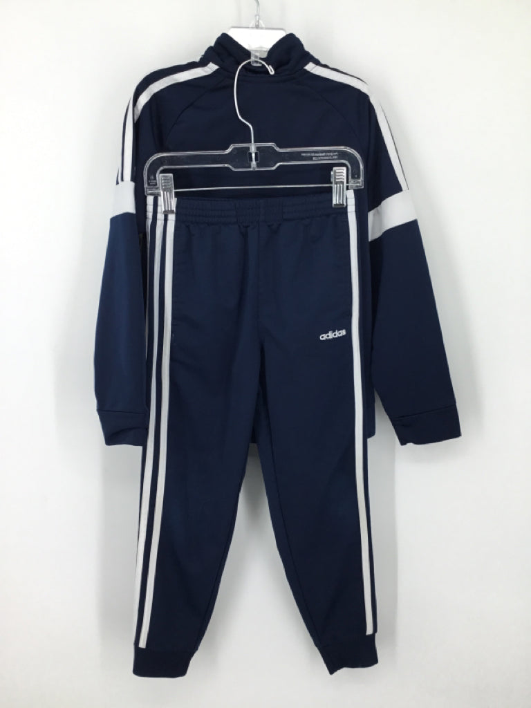 Adidas Child Size 7 Navy Solid Outfit - boys
