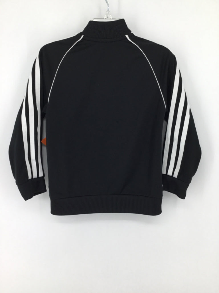 Adidas Child Size 5 Black Solid Jacket - boys