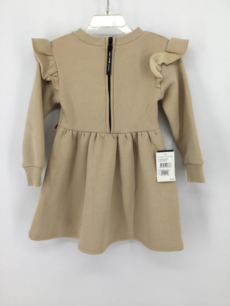 Tiny Tribe Child Size 3 Tan Dress - girls