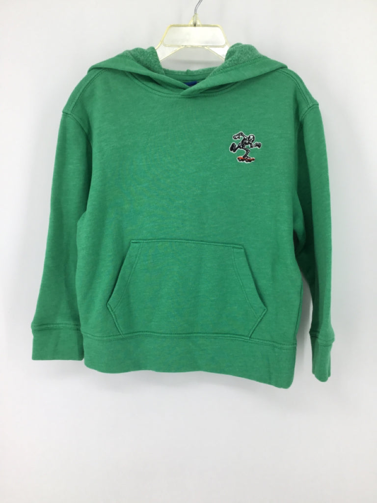 Old Navy Child Size 5 Green Solid Sweatshirt - boys