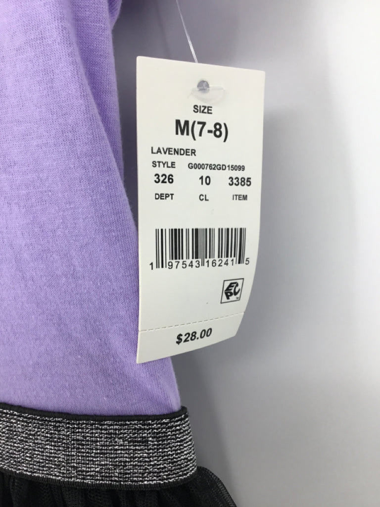 Disney Child Size 7 Purple Halloween Dress