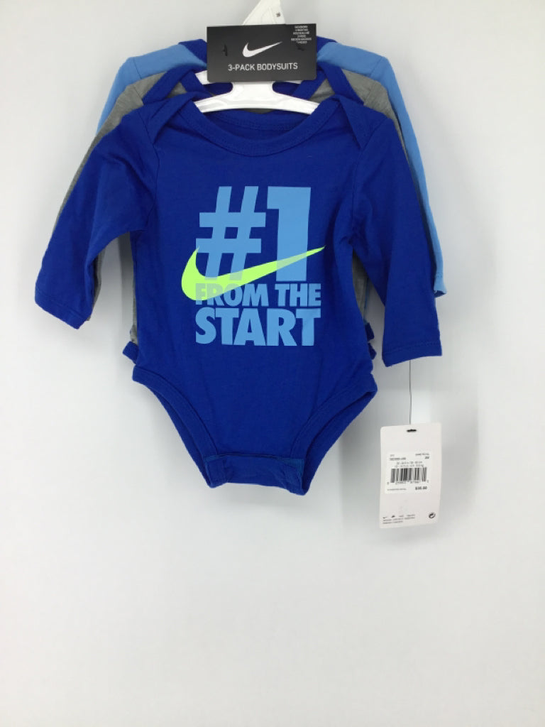 Nike Child Size 3 Months Blue Onesie