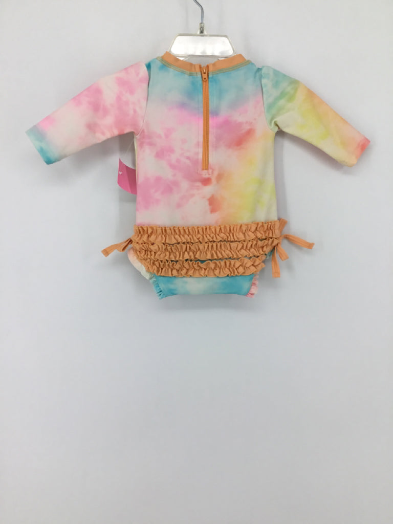 Ruffle Butts Child Size 0-3 Months Multi-Color Swimwear - girls
